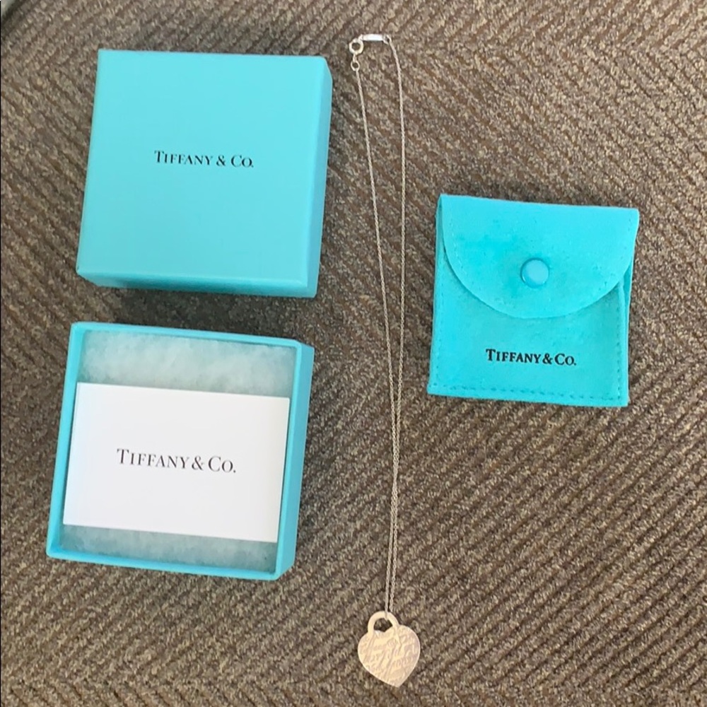 Tiffany & Co. Sterling Silver Heart Necklace